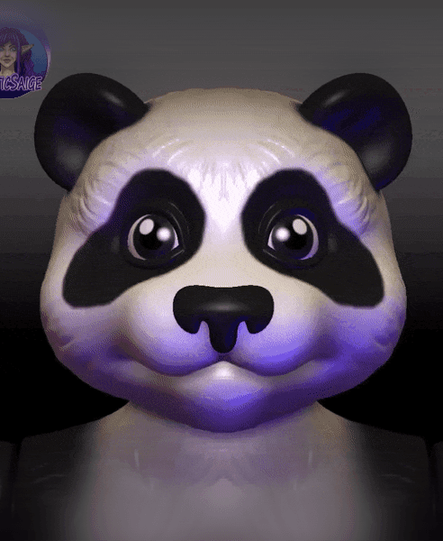 Flexy Panda 3d model
