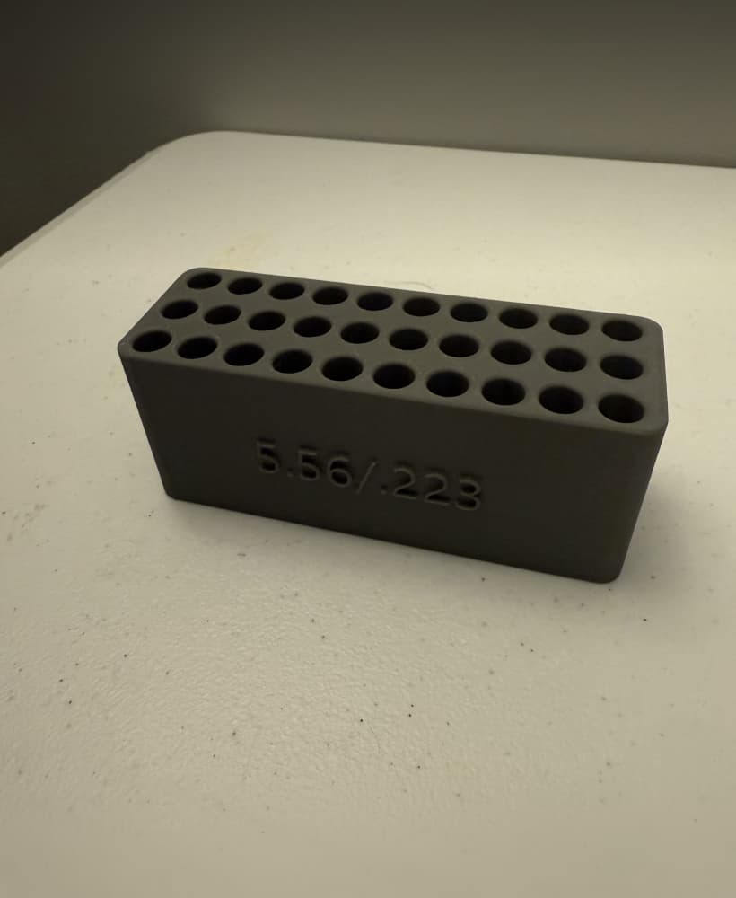 5.56 Bullet Stand 3d model