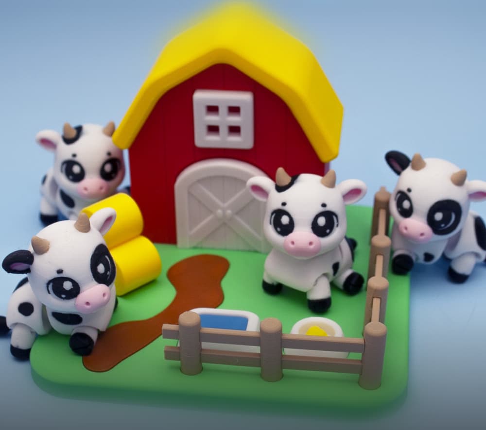 Cow Barn 3d model