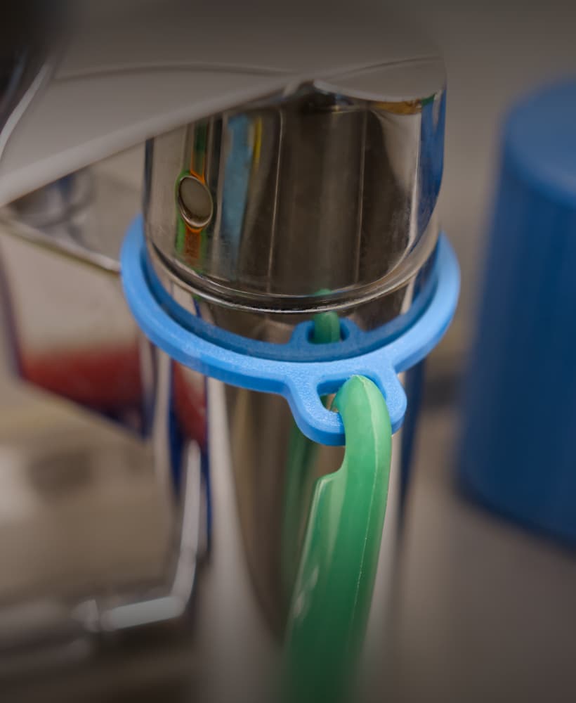Sink Brush Hanger // TPU Brush Loop Kitchen Organizer 3d model