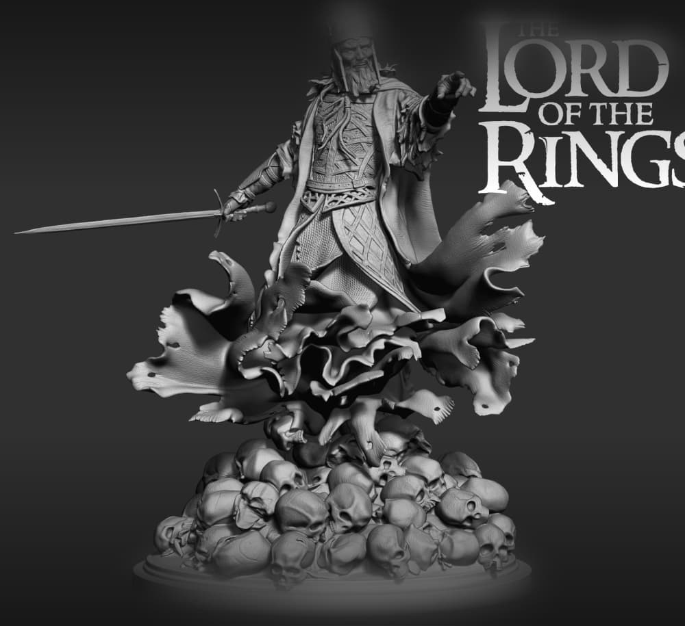 King of the Dead - Lord of the Rings 3d model