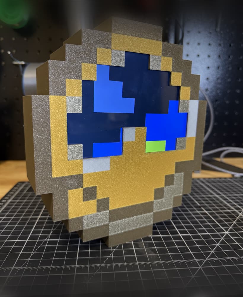 Minecraft Clock 3d model