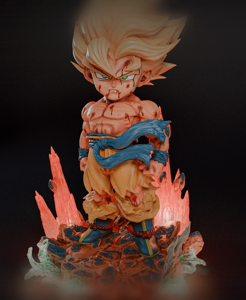 Goku Dragon Ball Z Chibi - Premium Collectible 3d model