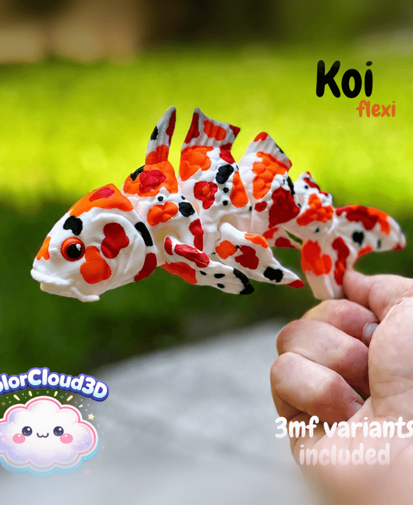 Koi_Variant_1.3mf 3d model