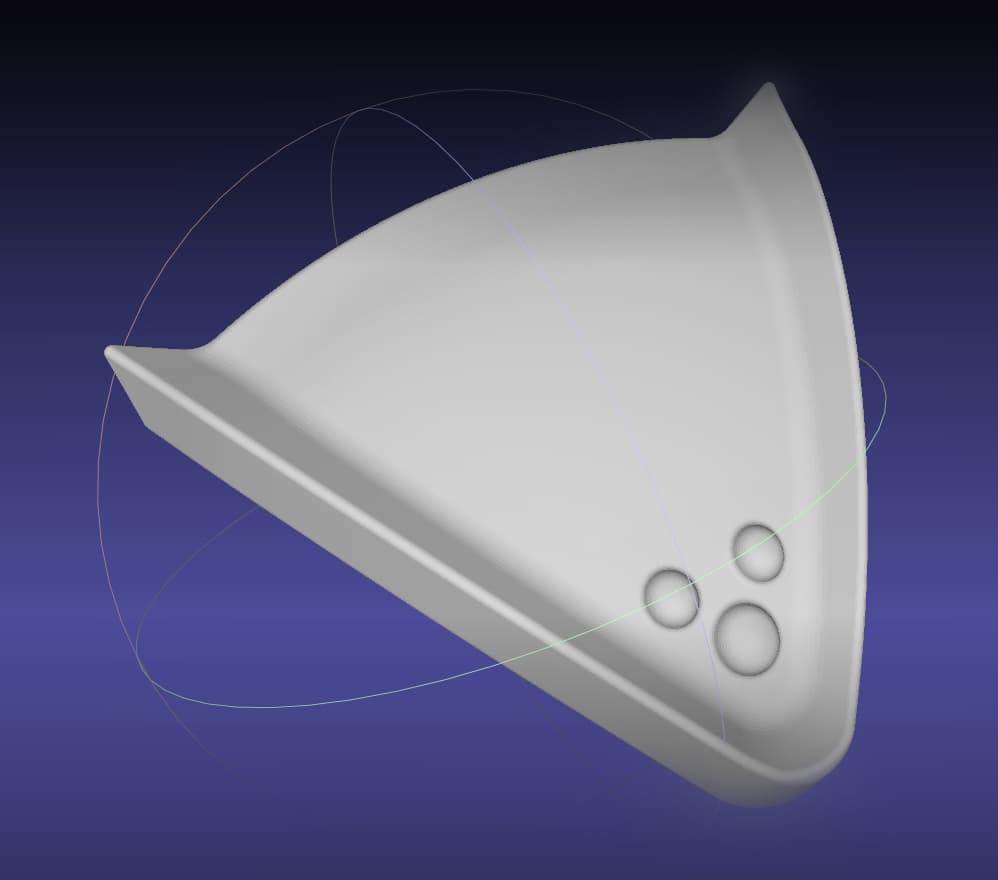 Tales of Vesperia Flynn Shoulderpiece 3d model