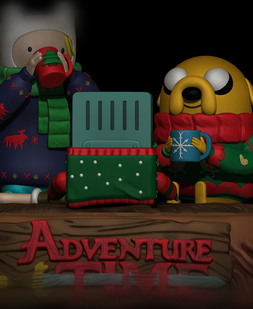 Adventure Time winter 3d model