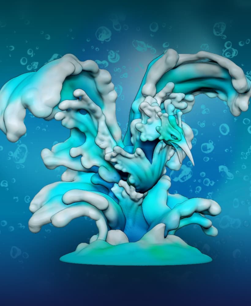 Water Pheniox 3d model