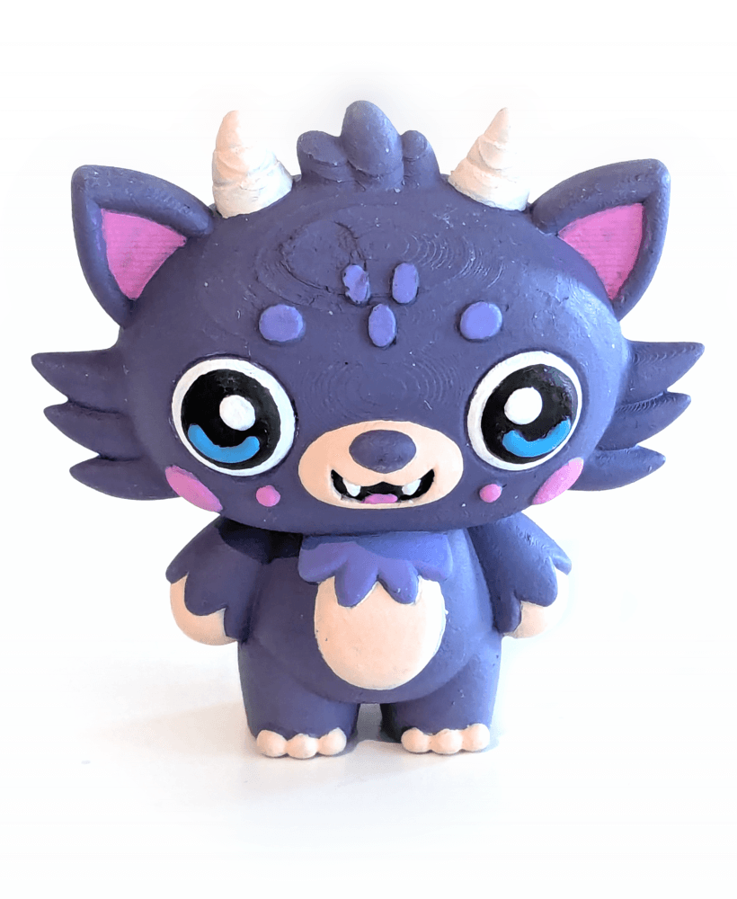 Cute Cryptid Littlest Ozark Howler 3D Printable Monster Figure 3d model