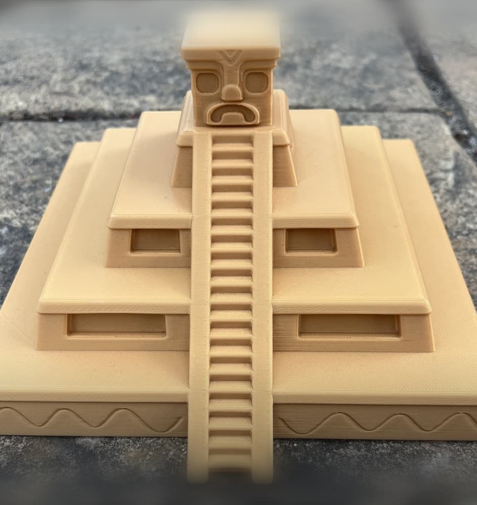 Aztec Pyramid | Ancient and Lost Worlds | The Printed Burrow 3d model