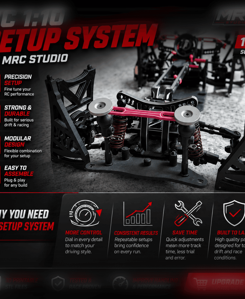 RC CAR 1:10 Setup System 3d model