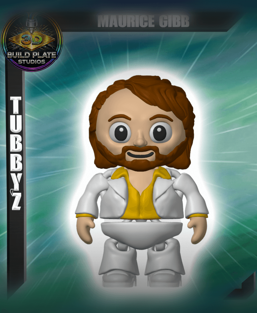 Music The Beegees Maurice Gibb.3mf 3d model