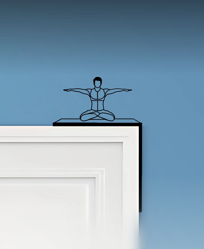 Yoga Door Corner Decor 3d model