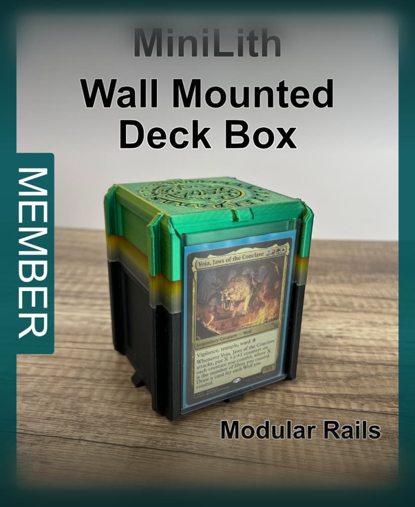 GEARXYZ MetaMorph MiniLith Wall mount Deckbox 3d model