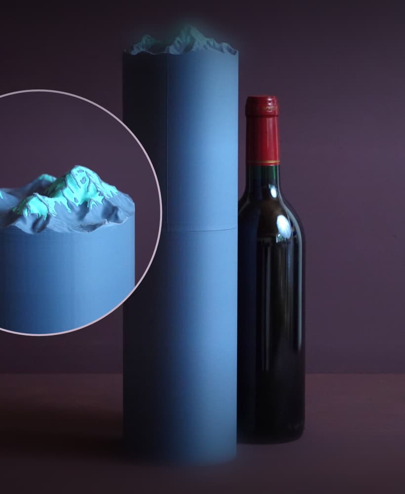 Wine Box “Montagne” 3d model