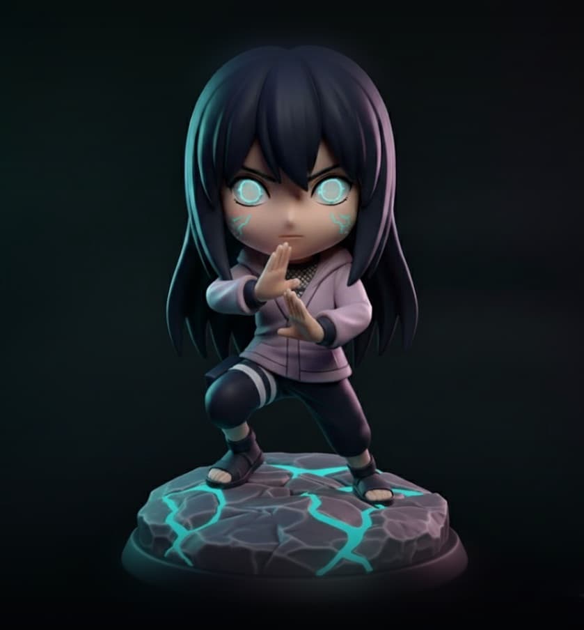 HINATA DELUXE EDITION CHIBI – NARUTO 3D MODEL 3d model