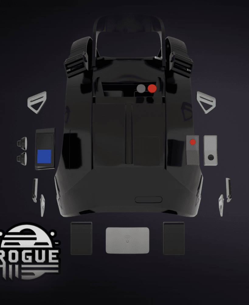 Sienar Test Tie Pilot Armor 3d model