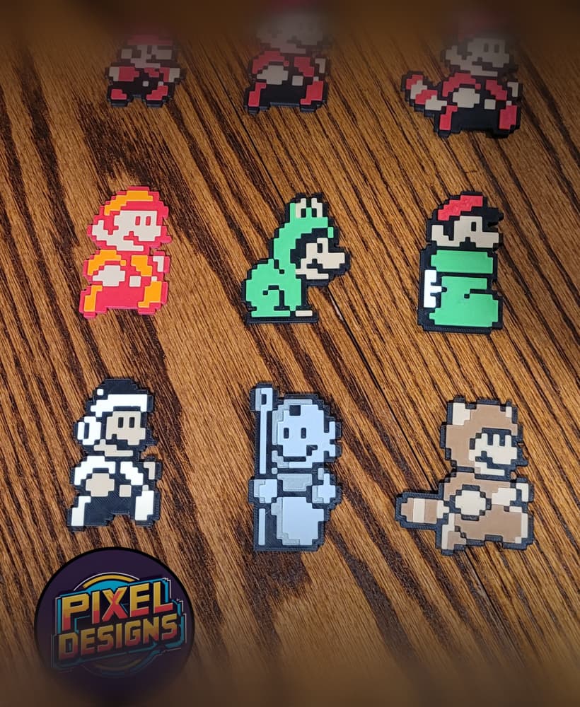 Super Mario Bros 3 - Mario Forms 3d model