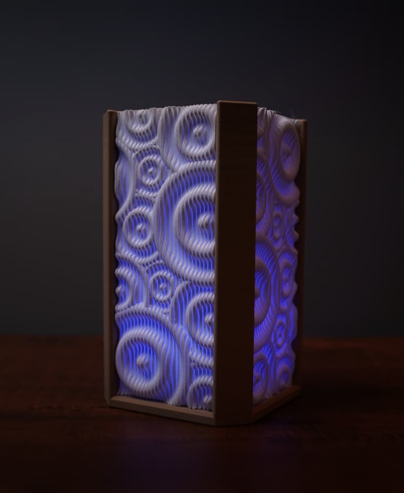 Ripple Panel Lamp 3d model