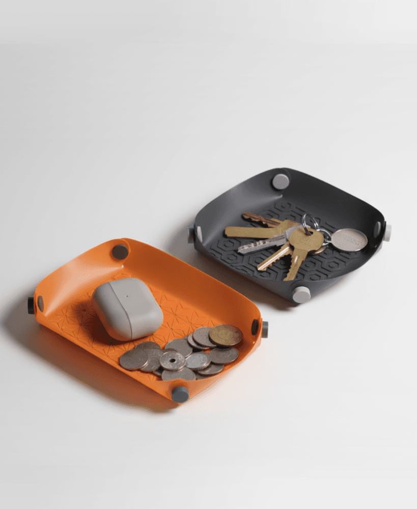 FlexFold Minimalist Snap Tray – Ultra-Lightweight 3D Printed Catch-All Organizer 3d model