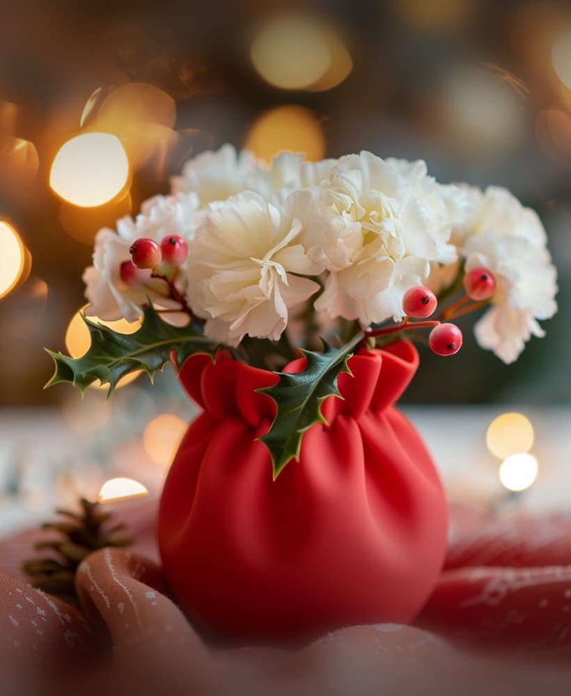 Christmas Sack Vase for Christmas Home Decor 3d model