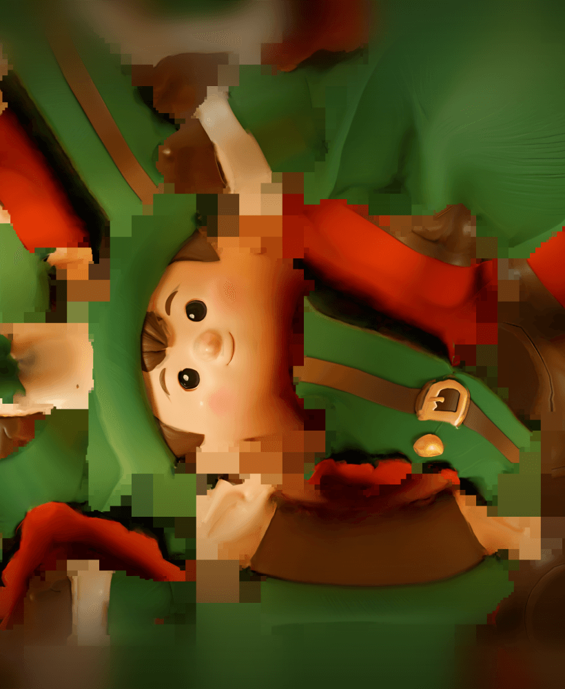 Santa's Boy 3d model