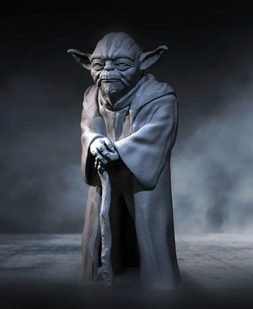 Master Yoda figure 3d model