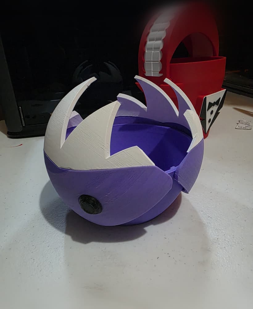 Bubble Popcorn Bucket – Modular 3D Print 3d model