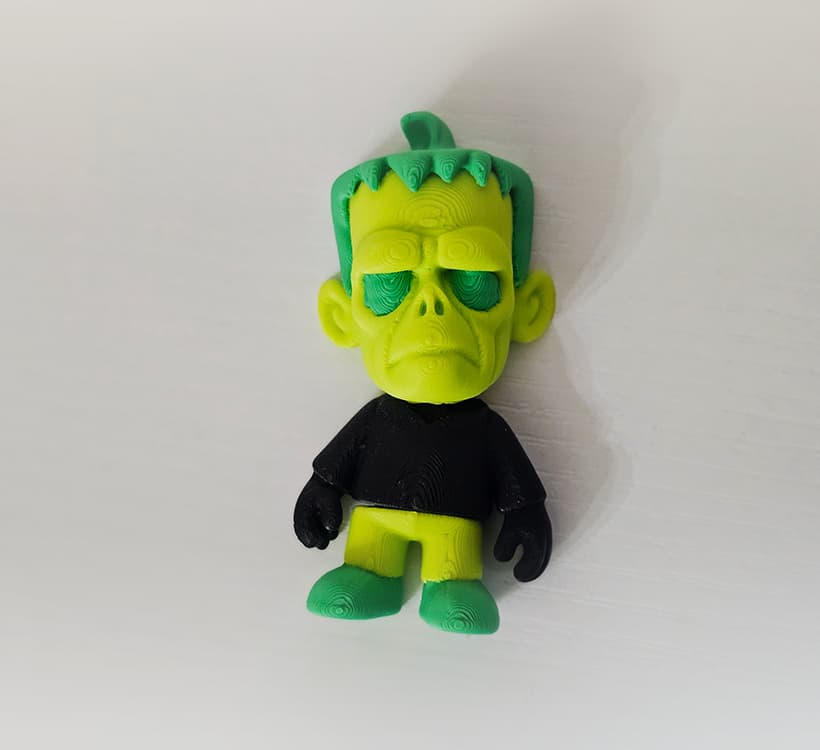 Frankenstein mini flexi and fridge magnet 3d model
