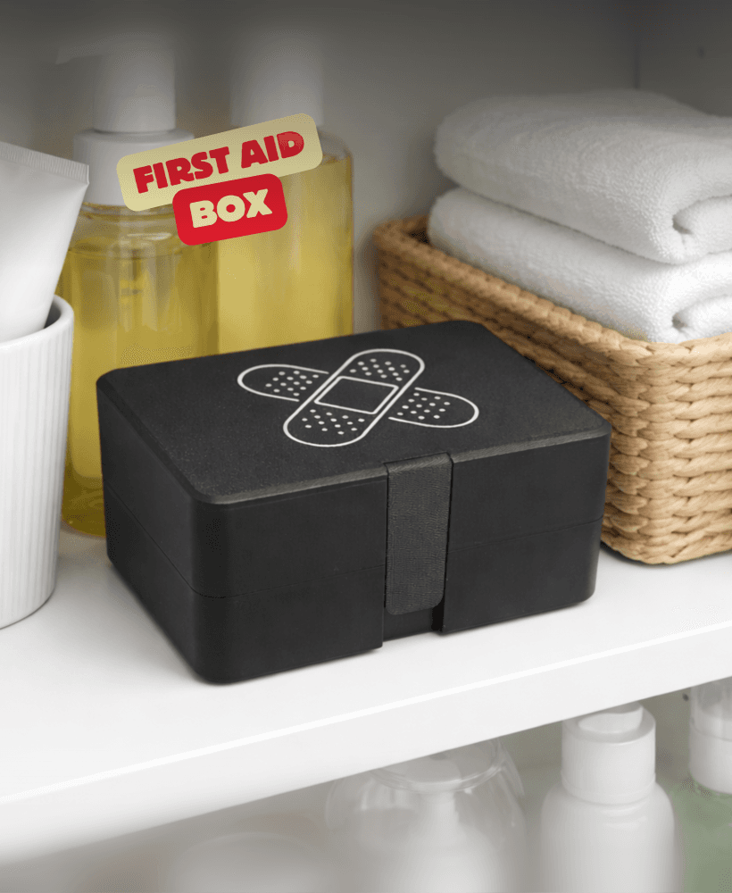 PATCHES BOX / FIRST AID BOX (PRINT IN PLACE) / BATHROOM ACCESSORIES / MODERN DESIGN / BATHROOM TOOLS 3d model