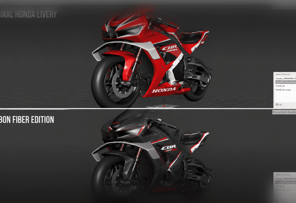 CBR600RR (2013–2020) Aerodynamic Winglets.stl 3d model