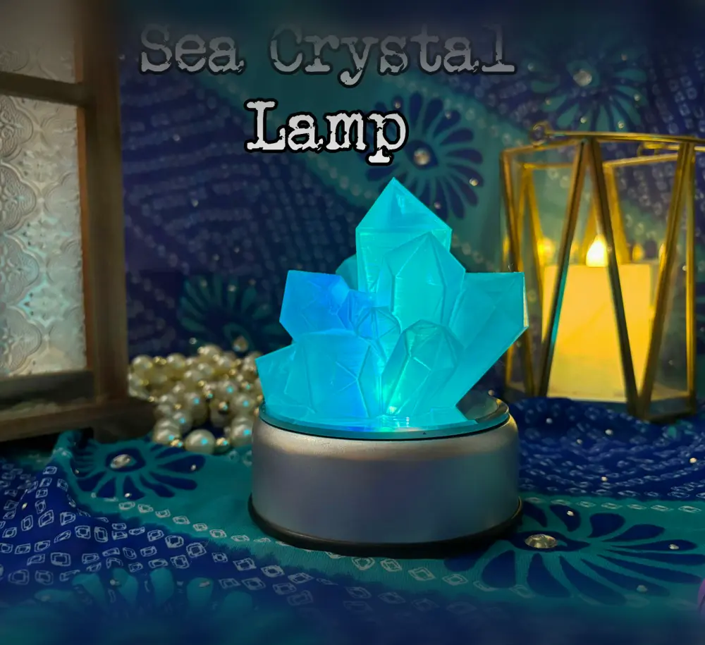 Sea Crystal Lamp 3d model