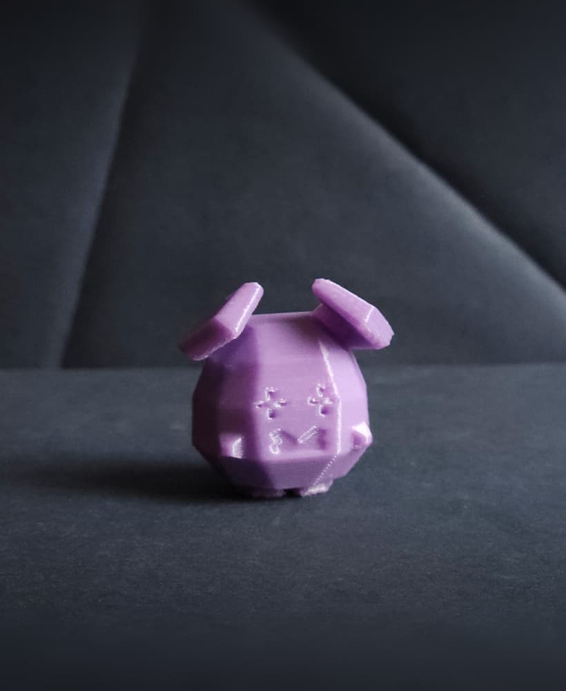 Whismur Low Poly Pokemon 3d model