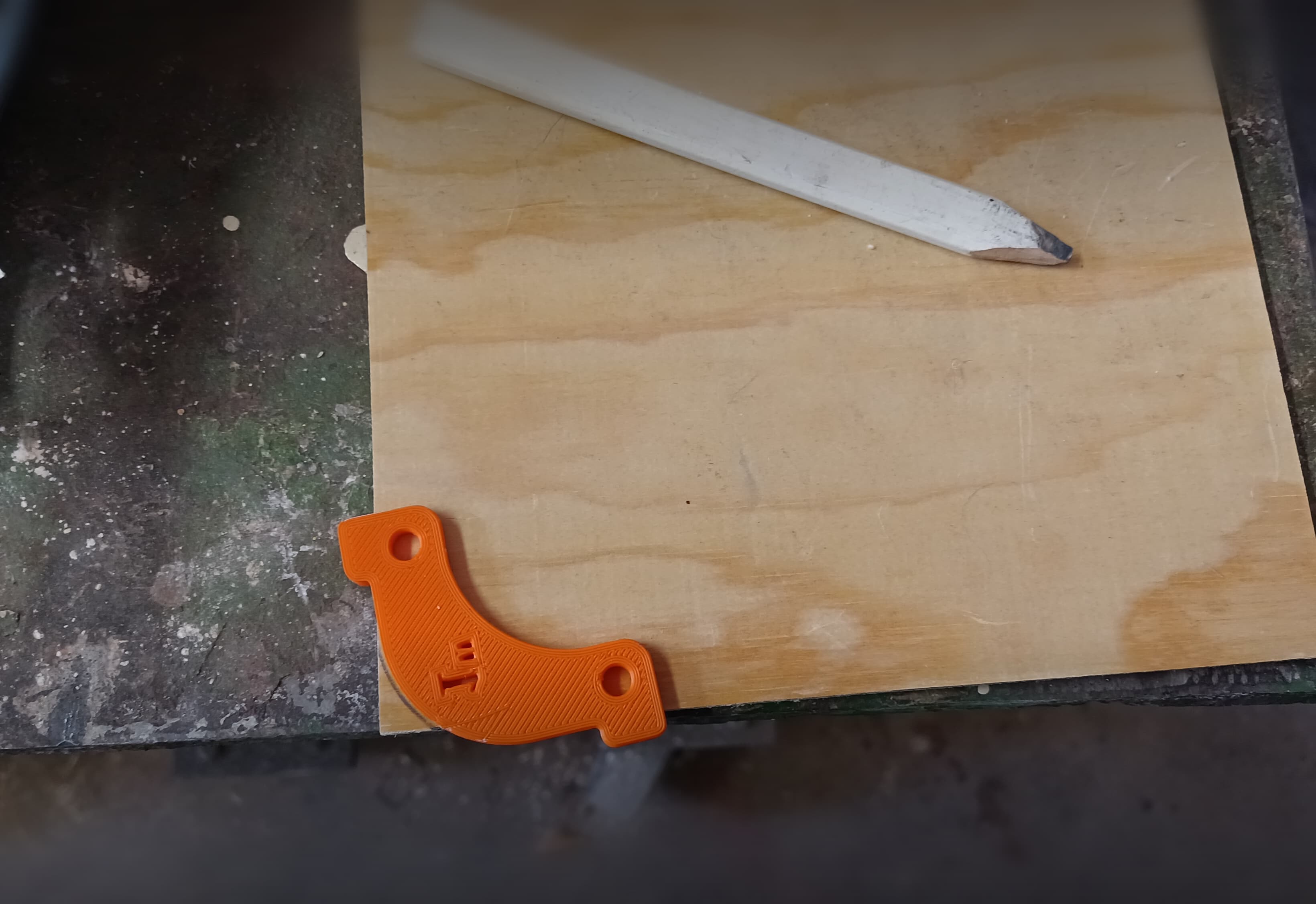 Imperial inch radius jigs for router, jigsaw, wood working and more DIY 3d model