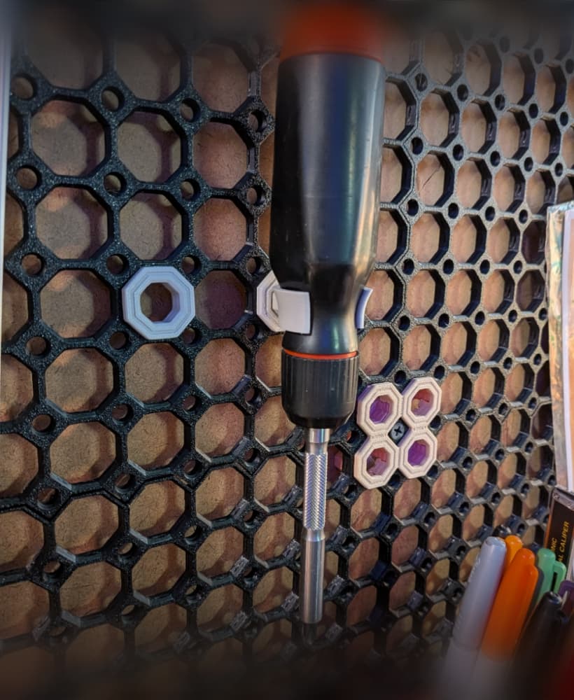 Multiboard - LTT Screwdriver Holder 3d model