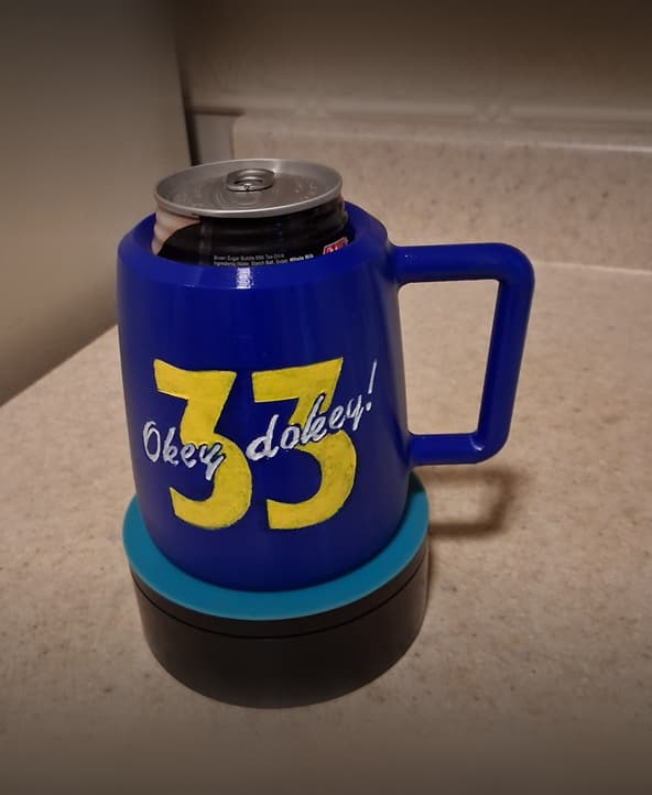 Fallout Okey Dokey Mug Can Holder 3d model