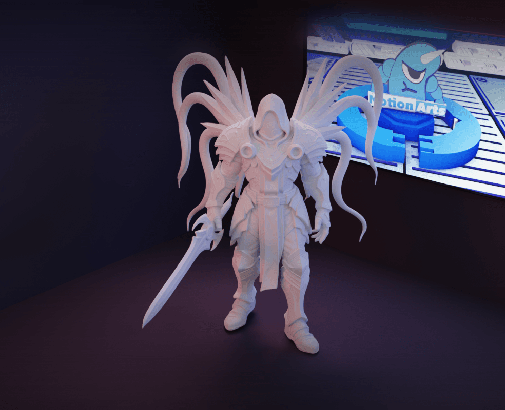 Tyrael Anjo de Diablo.stl 3d model