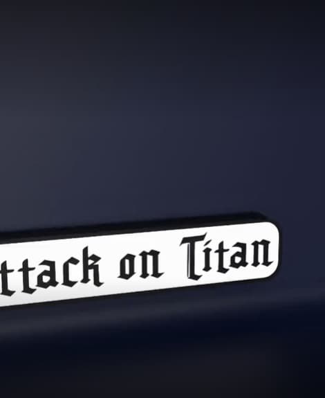 Attack on Titan - LED Strip compatible 3d model