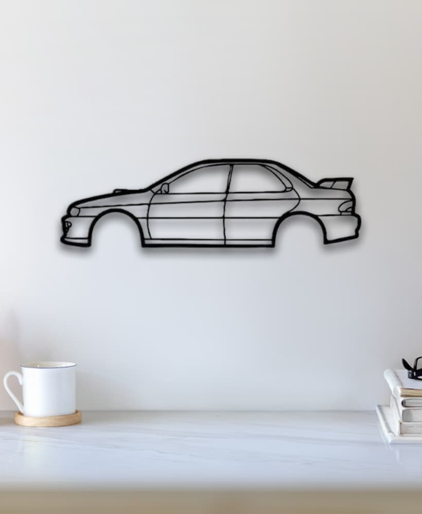Subaru Impreza Wall Art 3d model
