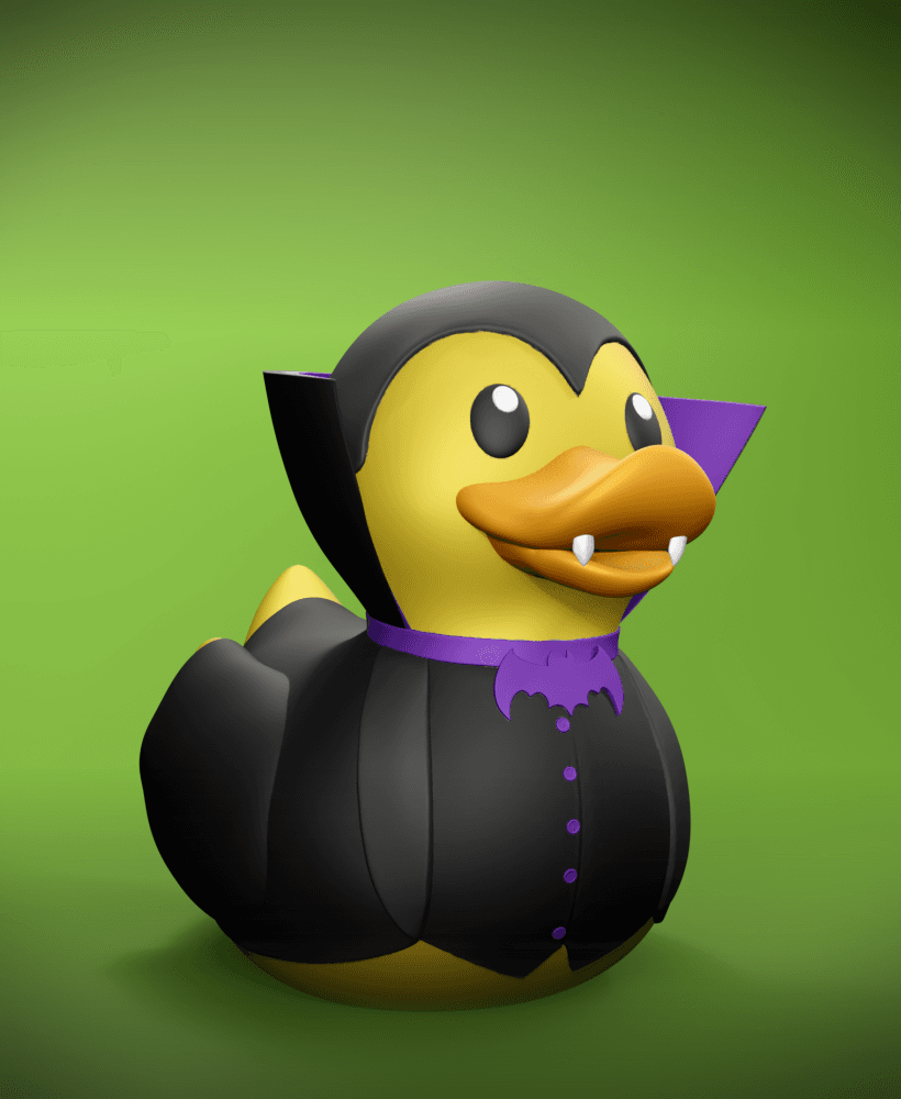 Dracula -Rubber Duck 3d model