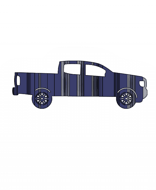 2016 GMC Canyon 3D Car Flip Art Desk Display 3d model