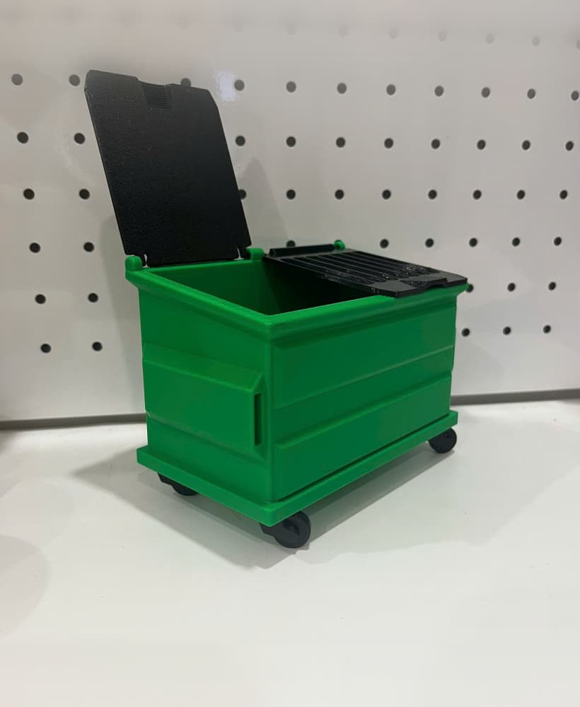 Mini Desktop Dumpster 3d model