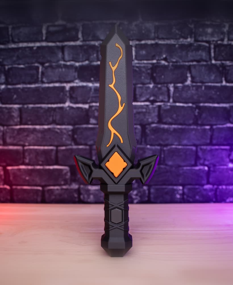 Cinderbite - Sword Prop Kit | No Supports, No AMS, No Glue 3d model