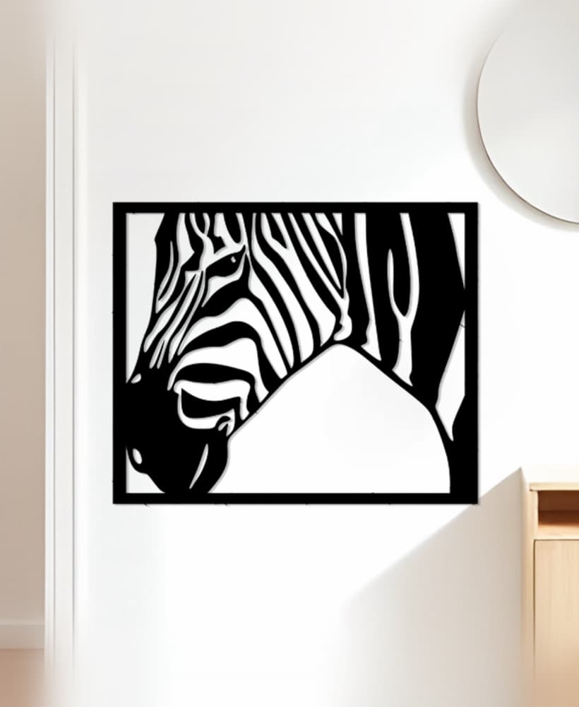 Zebra Wall Art, Wall Decor, Home Decor 3d model