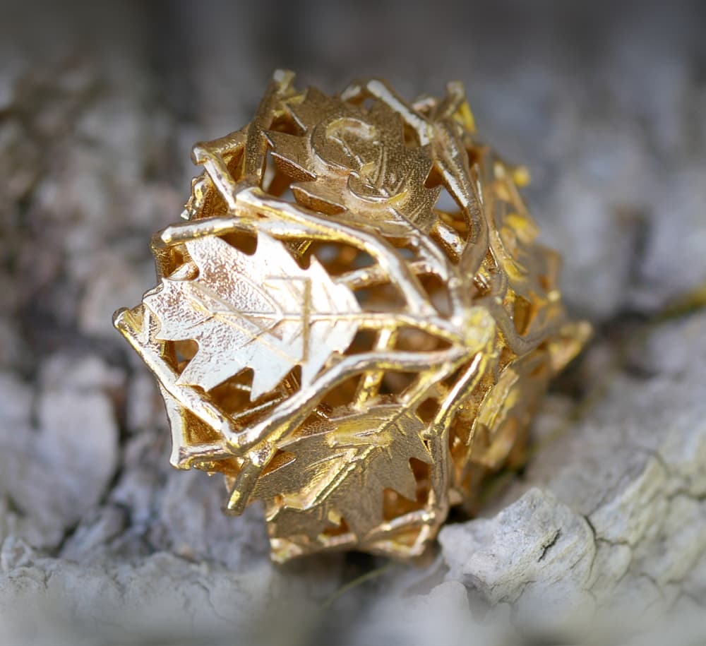 Botanical Die10 (Oak) Mini 3d model