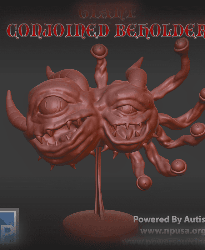 Giant Conjoined Beholder 3d model