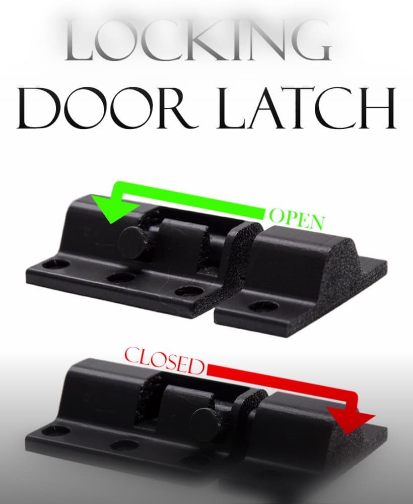 Sliding Door Latch 3d model