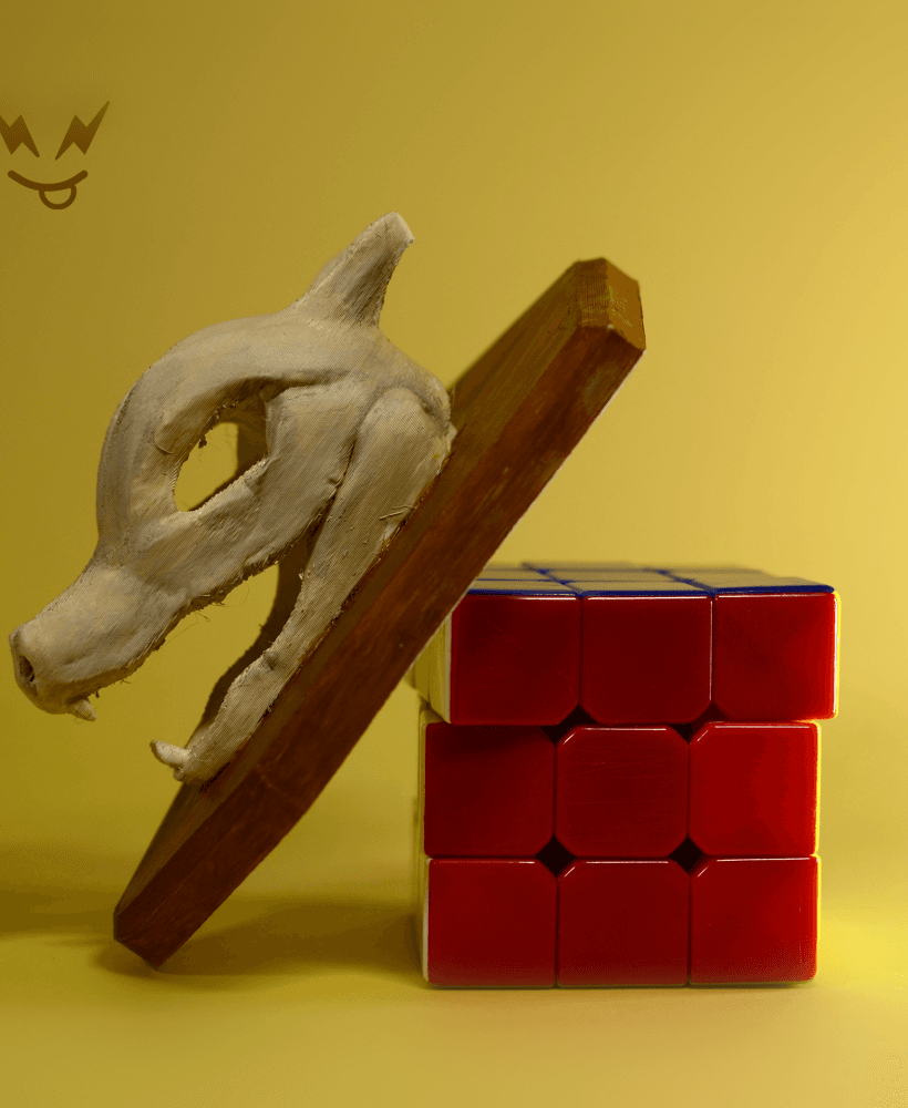 Charizard Skull Hanging : Pokemon Charizard Skull 3d model