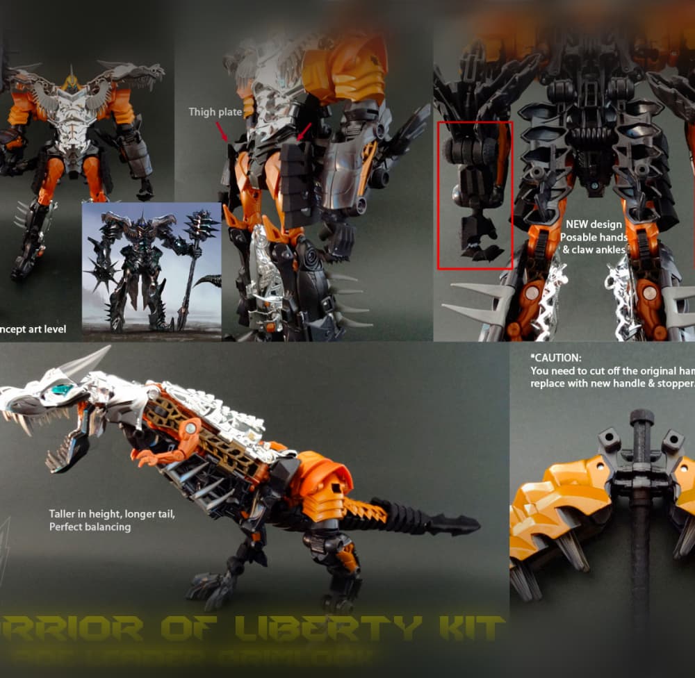 TF AOE Grimlock Upgrades 3d model