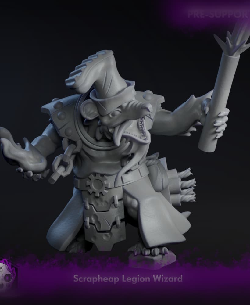 Scrapheap Legion | Possumfolk Wizard 3d model