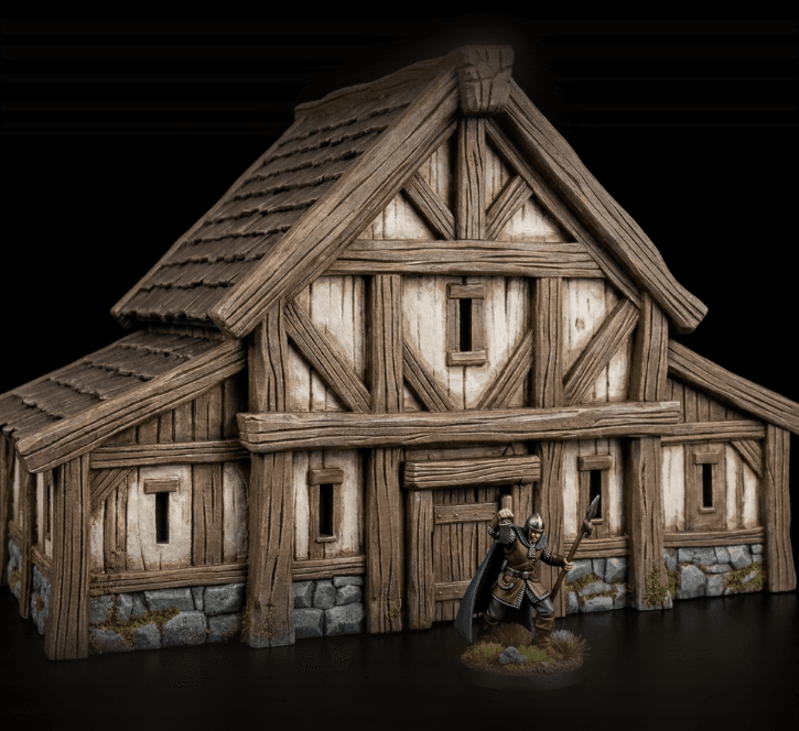 FREE Props Barrack – Fantasy Miniatures (32mm STL for Tabletop RPG) 3d model